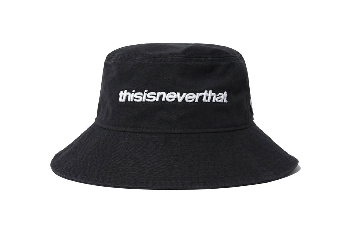 thisisneverthat New Era Spring Summer 2020 Capsule collection embroidery logo bucket hat baseball cap backpack tenchical funtional utility bags crossbody pouch satchel mini