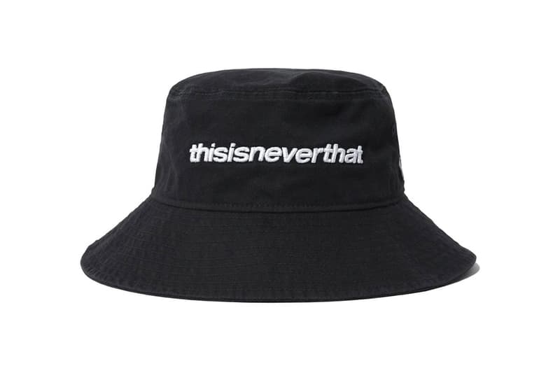 thisisneverthat New Era Spring Summer 2020 Capsule collection embroidery logo bucket hat baseball cap backpack tenchical funtional utility bags crossbody pouch satchel mini