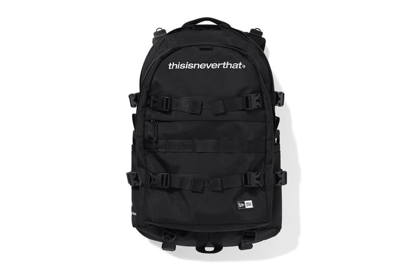 thisisneverthat New Era Spring Summer 2020 Capsule collection embroidery logo bucket hat baseball cap backpack tenchical funtional utility bags crossbody pouch satchel mini