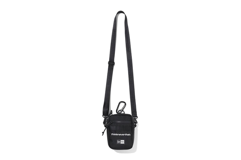 thisisneverthat New Era Spring Summer 2020 Capsule collection embroidery logo bucket hat baseball cap backpack tenchical funtional utility bags crossbody pouch satchel mini