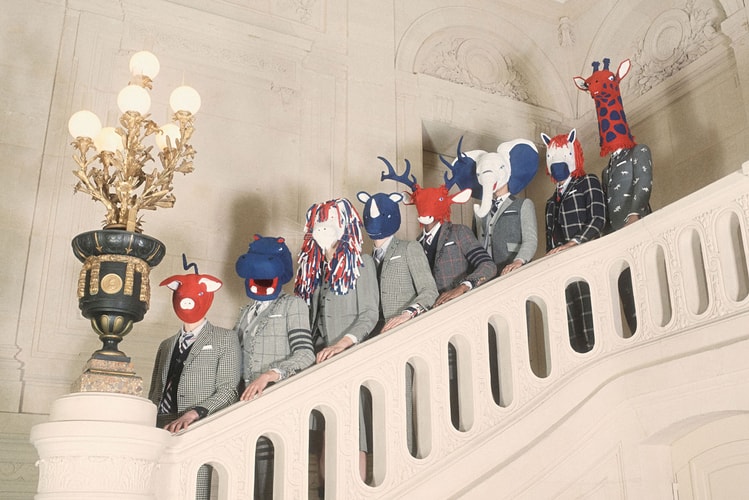 Thom Browne FW20 Invites an Animal Menagerie for a Human Feast