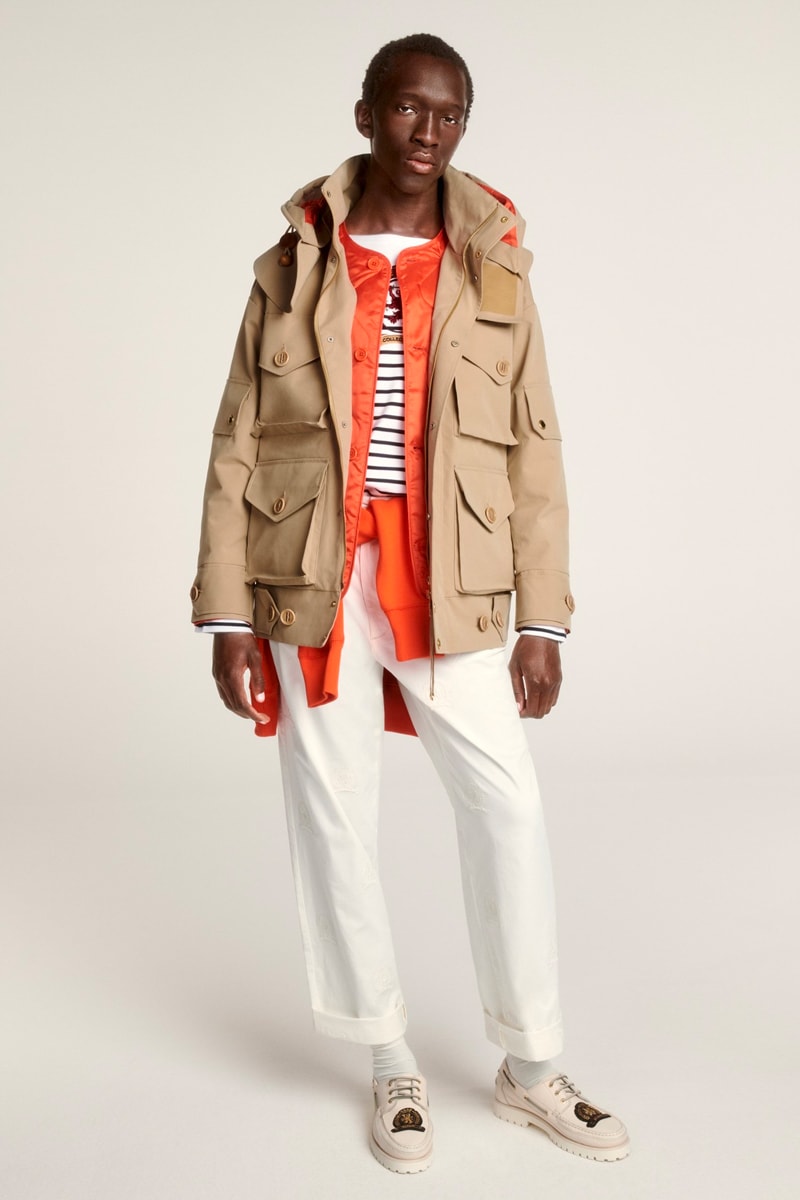 Tommy Hilfiger Celebrates 35th Anniversary Spring 2020 Lookbook collection american flag heritage nautical sports jackets varsity collegiate jeans denim ivy blue white red jackets outerwear
