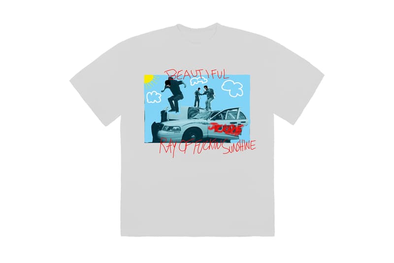 Travis Scott 'JACKBOYS' Car Tools Merch Details Steering Wheel Club Lock Toolbox Fire Extinguisher