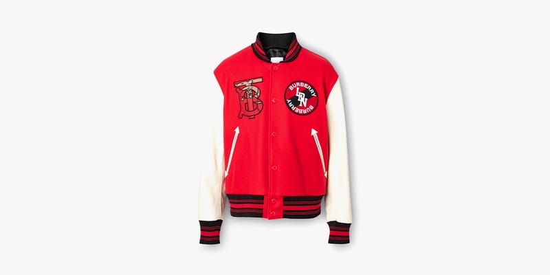 burberry letterman jacket