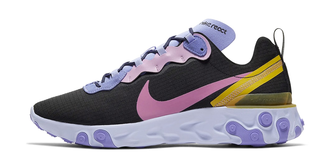 Nike react element 55 black red purple Clearance