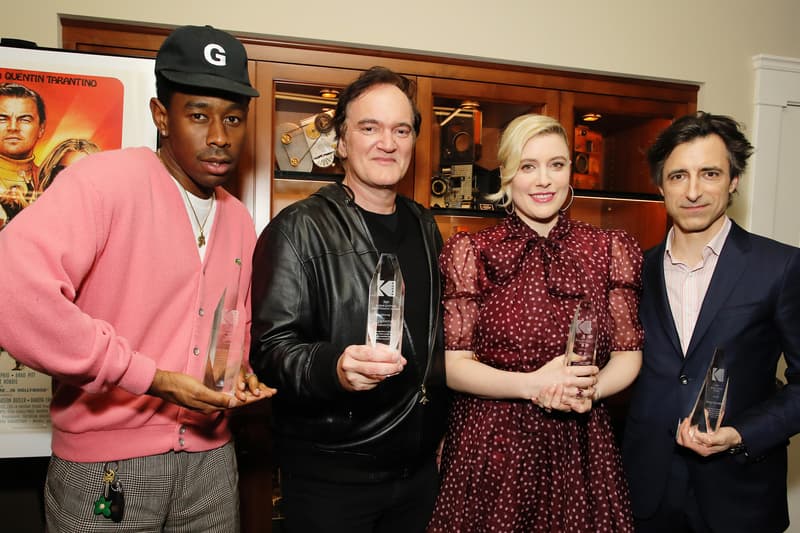 Tyler, The Creator Wins Maverick Award Kodak Film Awards Quentin Tarantino Once Upon A Time In Hollywood Noah Baumbach Greta Gerwig Odd Future