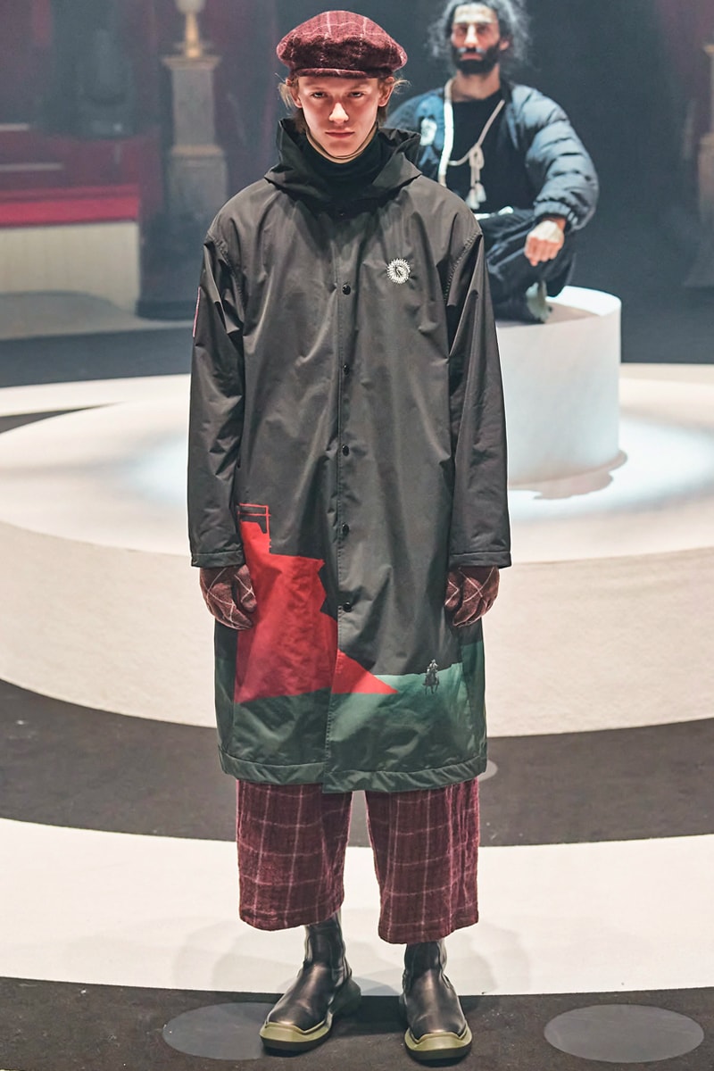 UNDERCOVER Fallen Man Fall Winter 2020 Runway Collection Paris Fashion Week throne of Blood Akira Kurosawa Jun Takahashi Info Release Date Look Image Full