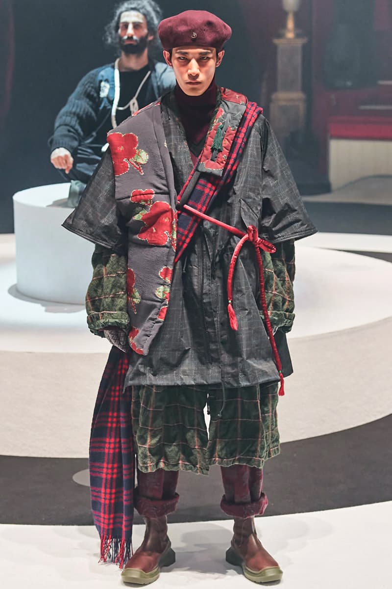 UNDERCOVER Fallen Man Fall Winter 2020 Runway Collection Paris Fashion Week throne of Blood Akira Kurosawa Jun Takahashi Info Release Date Look Image Full