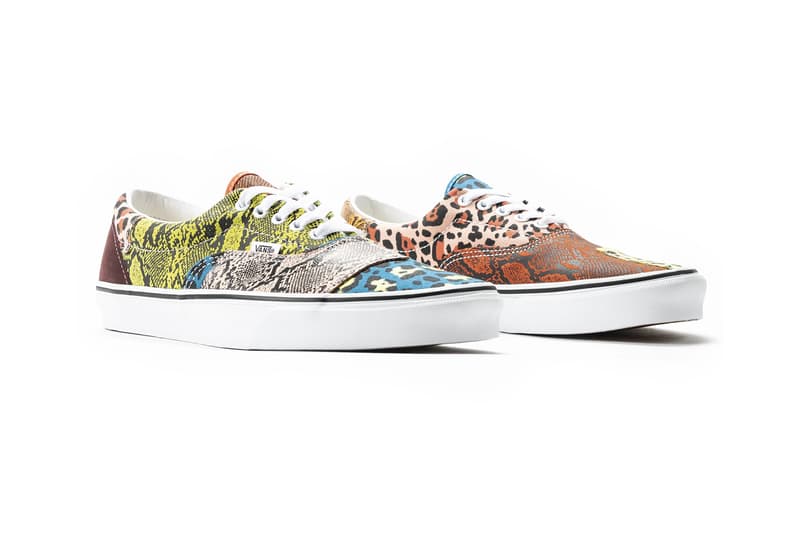 vans era epoch sport patchwork snakeskin leopard black white multi VN0A4BV401R VN0A4BU601R release date info photos price