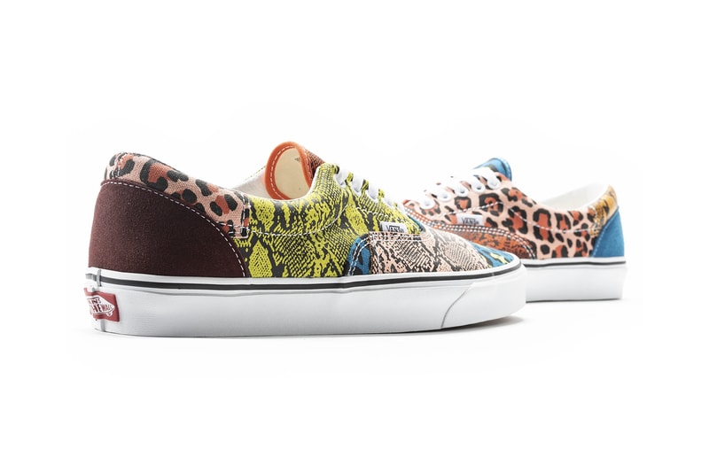 vans era epoch sport patchwork snakeskin leopard black white multi VN0A4BV401R VN0A4BU601R release date info photos price