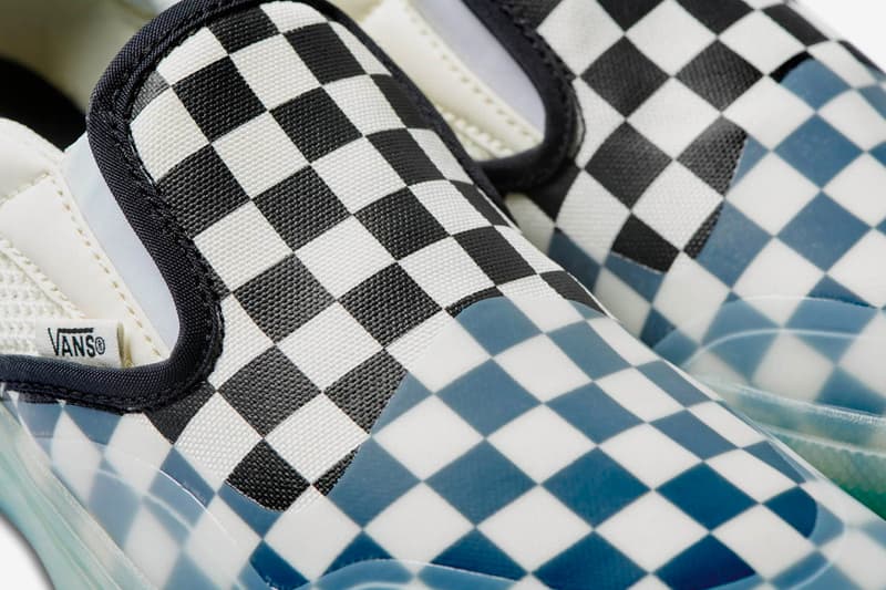 Vans Japan Mod Slip Ons icy RapidWeld UltraCush surfer tokyo UltimateWaffle outsole footwear shoes sneakers kicks runners trainers fall winter 2020 checkerboard ghosting translucent Release Info