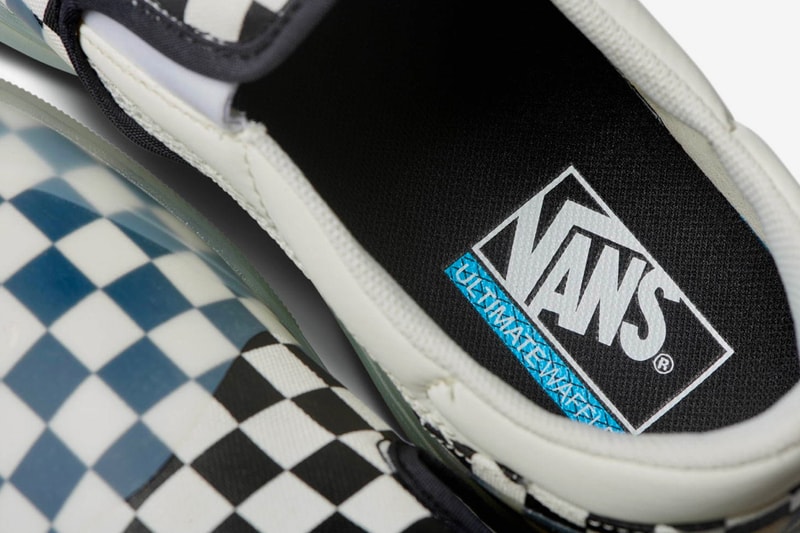 Vans Japan Mod Slip Ons icy RapidWeld UltraCush surfer tokyo UltimateWaffle outsole footwear shoes sneakers kicks runners trainers fall winter 2020 checkerboard ghosting translucent Release Info