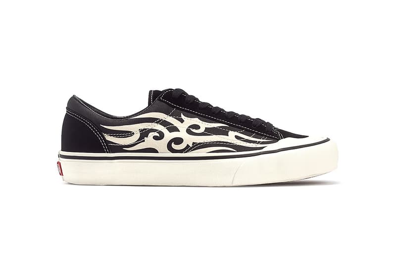 Vans Sk8-Hi 138 SF & Style 36 SF Tribal Pack Release Information Black Suede Cream Canvas Y2K Detailing Design Skateboarding Footwear Jazz Stripe Tattoo Motif HBX