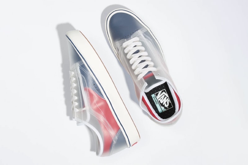 Vans Slip-Skool ComfyCush "Checkerboard" & "True Navy/Red" Canvas Sneaker Release Information Skateboarding Hybrid OG Old Skool Slip-On Footwear Transparent Uppers 