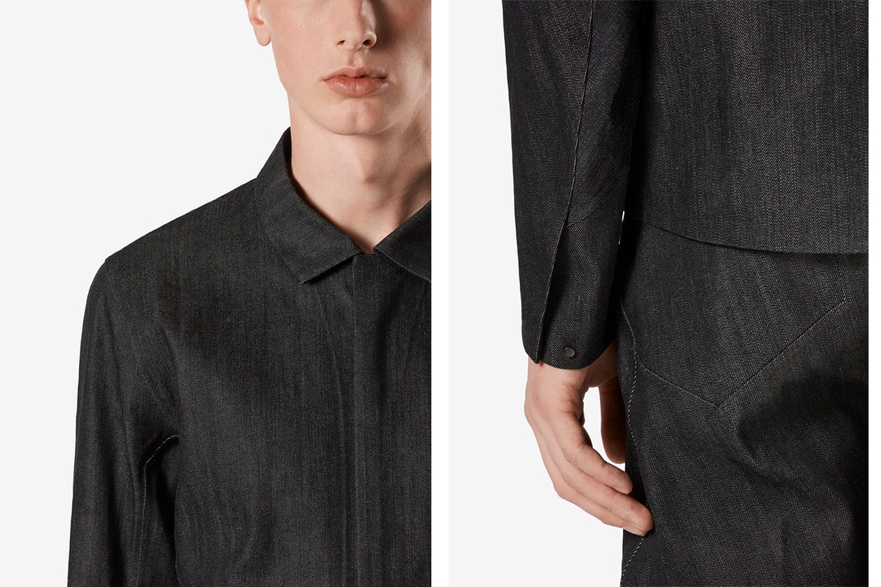 Veilance Cambre Denim Jacket, Pants SS20 Collection spring summer 2020 taka kasuga lead black color 