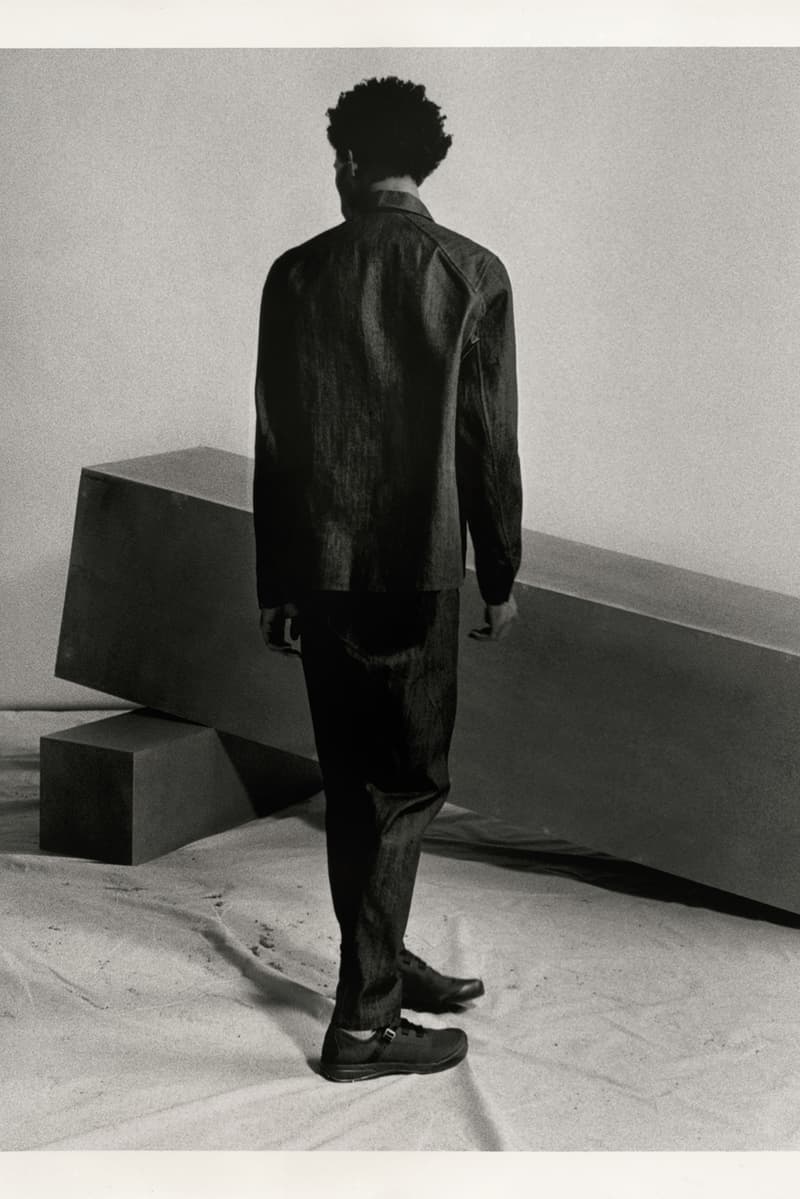 Veilance Cambre Denim Jacket, Pants SS20 Collection spring summer 2020 taka kasuga lead black color