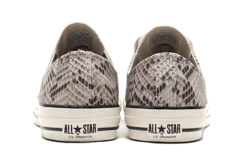 WACKO MARIA x Converse All Star U.S. Originator Ox "Python" Release Information Drop Date Atmos Tokyo Cop Online Closer Look Collaborative Footwear Classic American Sneaker All Star 