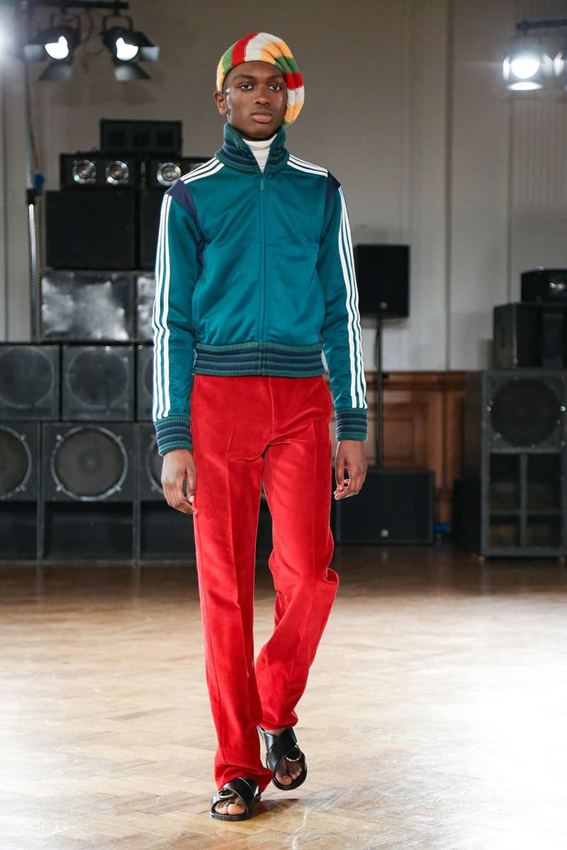 Wales Bonner Fall/Winter 2020 Runway Show London Fashion Week: Men's Collection adidas Originals Collaboration Footwear Closer Look Shots Report Tailoring