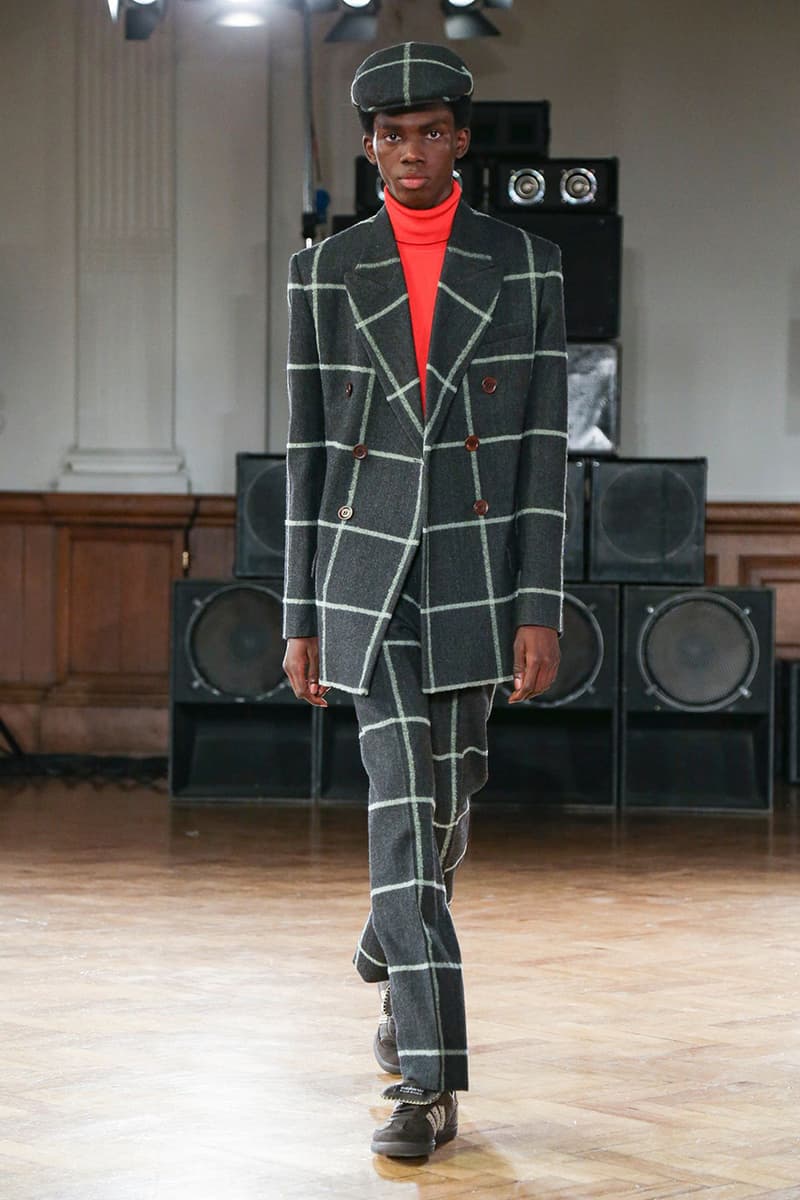 Wales Bonner Fall/Winter 2020 Runway Show London Fashion Week: Men's Collection adidas Originals Collaboration Footwear Closer Look Shots Report Tailoring