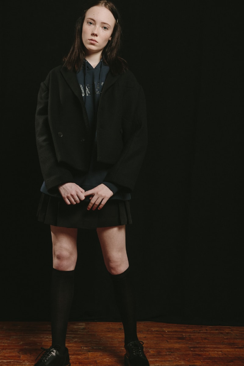 Wonders FW20 Collection Lookbook Davidson Manaloto Cameron Dunn Canada Jackets Plaid school uniforms 