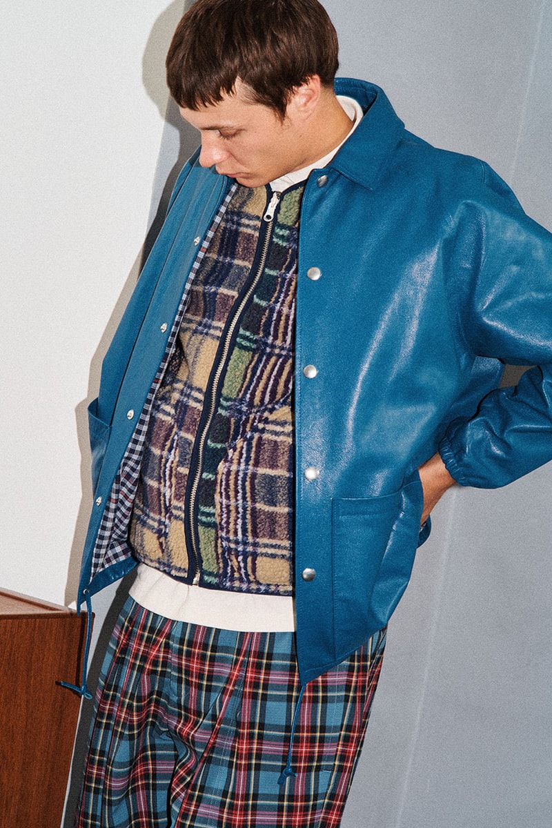 YMC Spring/Summer 2020 Lookbook Collection Menswear Looks London Brand Label Original Rugby Shirt Baseball Mac Camouflage Shirts Overcoats Outerwear Trousers Tops T-Shirts Cop Now Buy Online
