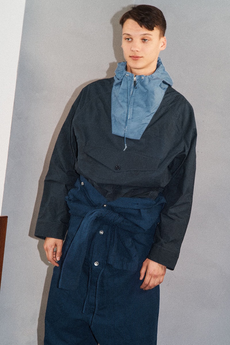 YMC Spring/Summer 2020 Lookbook Collection Menswear Looks London Brand Label Original Rugby Shirt Baseball Mac Camouflage Shirts Overcoats Outerwear Trousers Tops T-Shirts Cop Now Buy Online