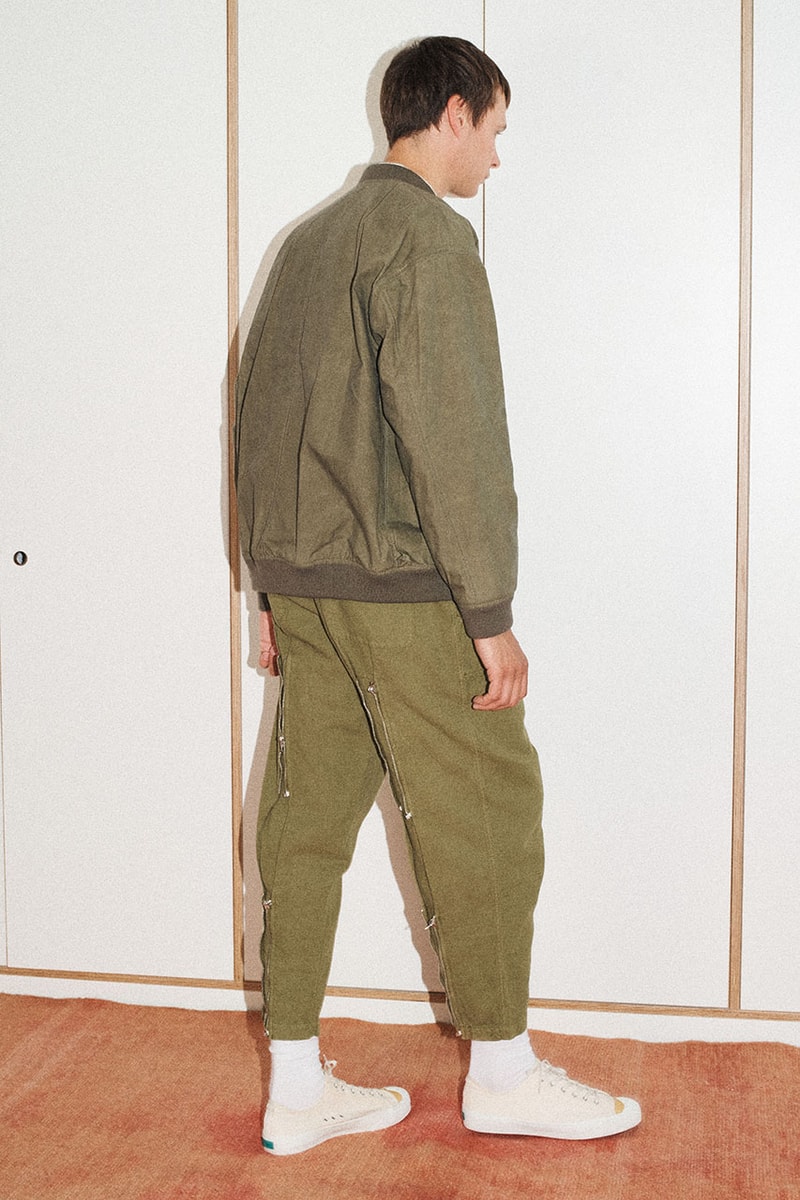 YMC Spring/Summer 2020 Lookbook Collection Menswear Looks London Brand Label Original Rugby Shirt Baseball Mac Camouflage Shirts Overcoats Outerwear Trousers Tops T-Shirts Cop Now Buy Online