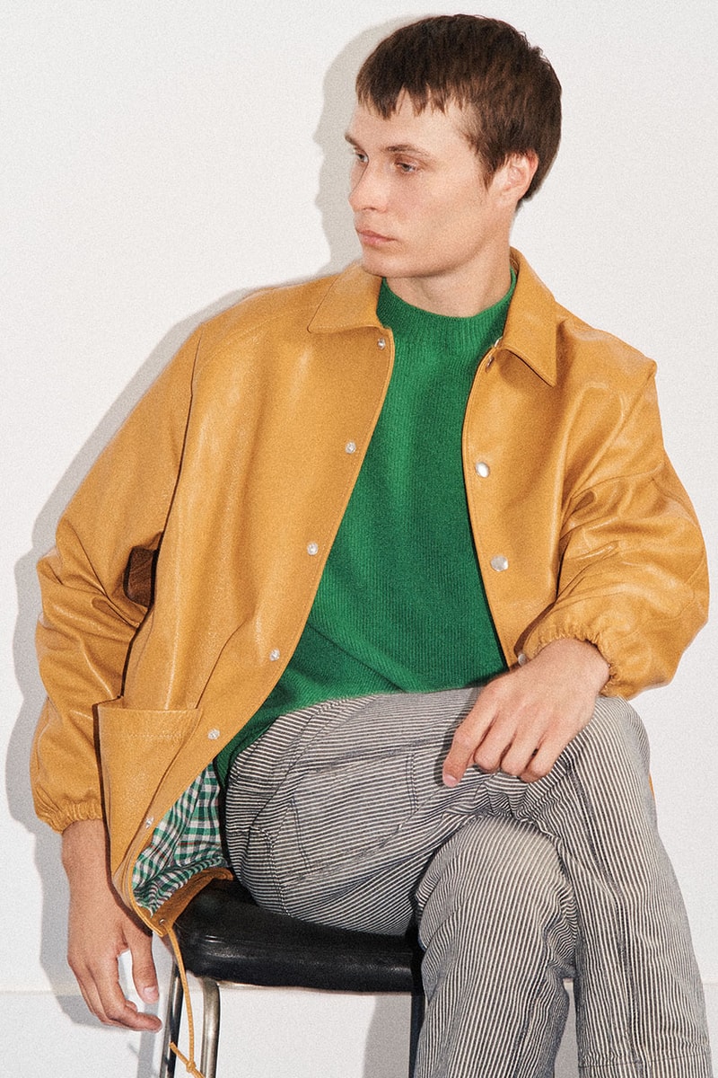YMC Spring/Summer 2020 Lookbook Collection Menswear Looks London Brand Label Original Rugby Shirt Baseball Mac Camouflage Shirts Overcoats Outerwear Trousers Tops T-Shirts Cop Now Buy Online