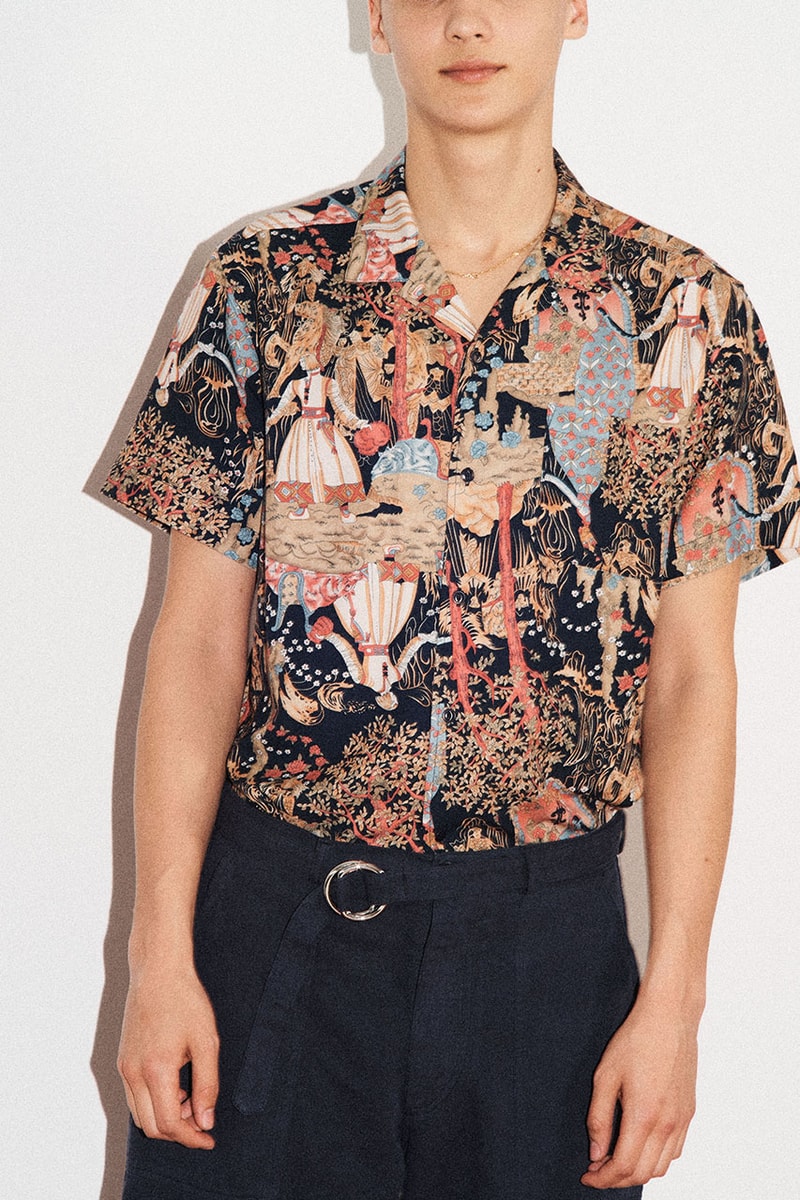 YMC Spring/Summer 2020 Lookbook Collection Menswear Looks London Brand Label Original Rugby Shirt Baseball Mac Camouflage Shirts Overcoats Outerwear Trousers Tops T-Shirts Cop Now Buy Online