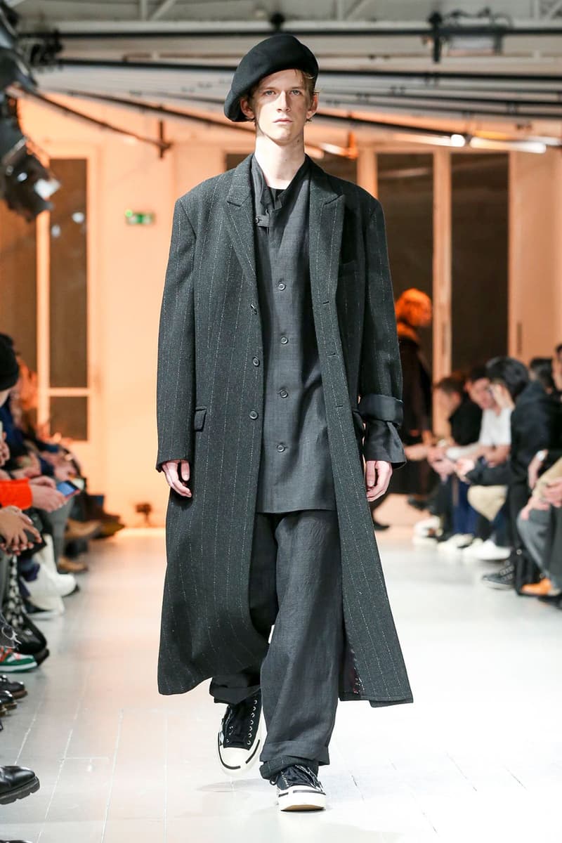 Yohji Yamamoto Fall/Winter 2020 Men's Runway collection paris fashion week pfw fw20 pour homme