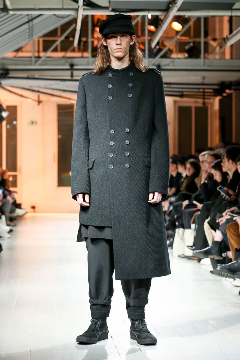 Yohji Yamamoto Fall/Winter 2020 Men's Runway collection paris fashion week pfw fw20 pour homme