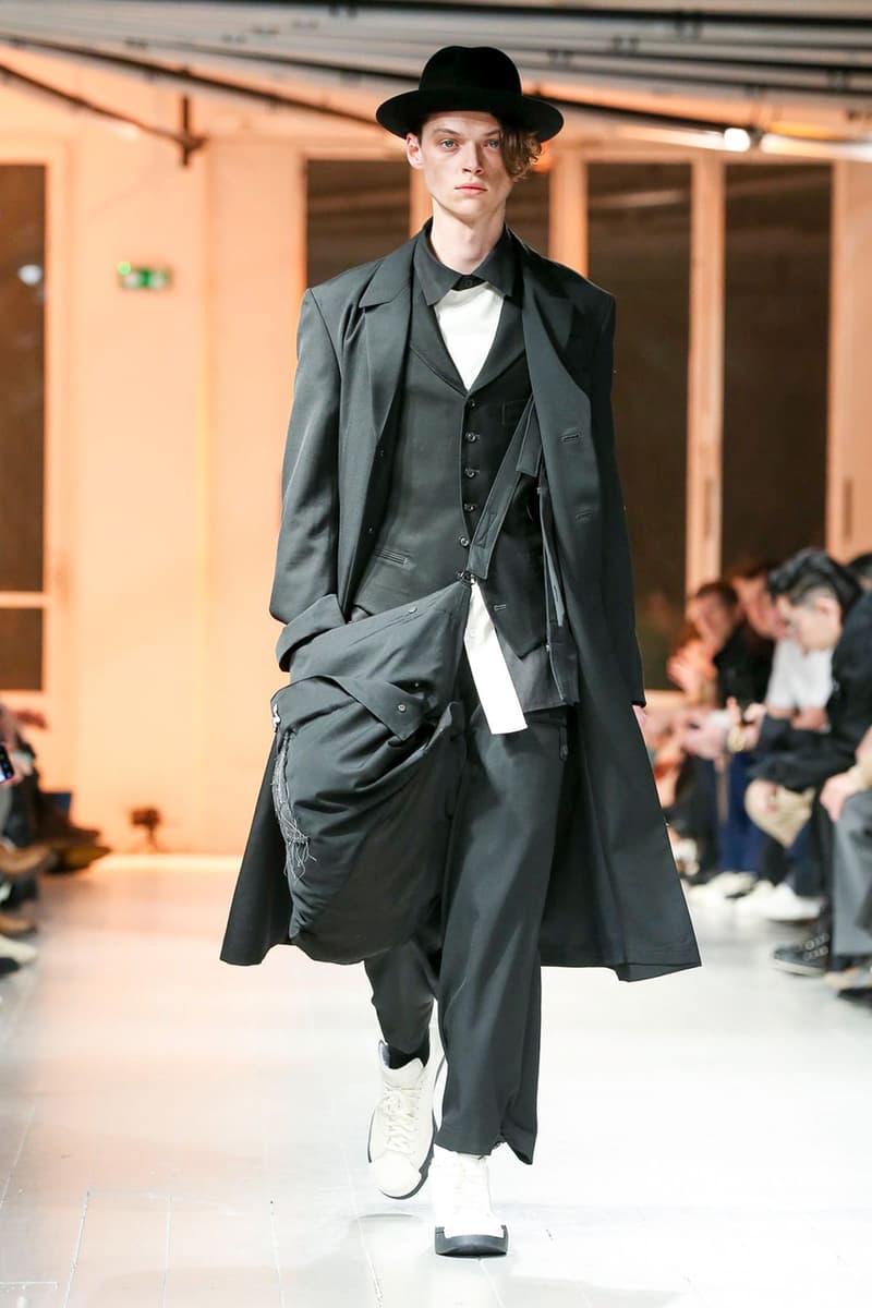 Yohji Yamamoto Fall/Winter 2020 Men's Runway collection paris fashion week pfw fw20 pour homme