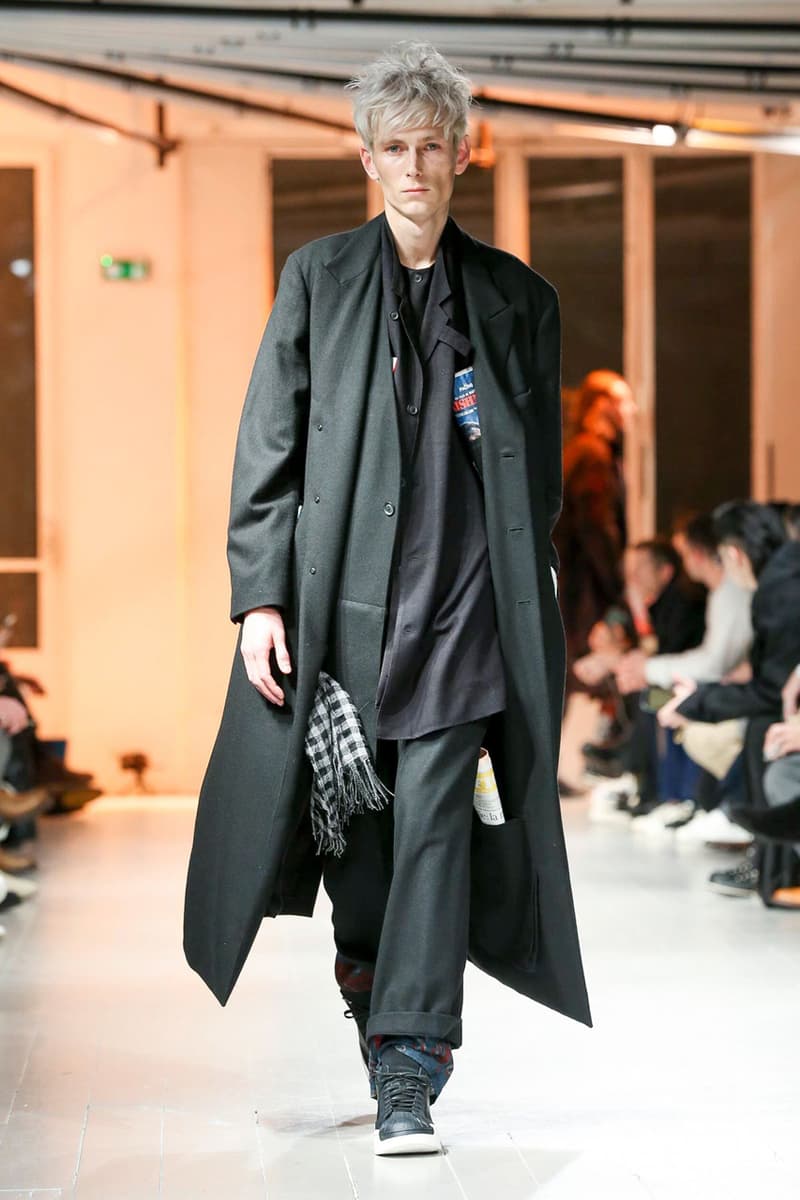 Yohji Yamamoto Fall/Winter 2020 Men's Runway collection paris fashion week pfw fw20 pour homme