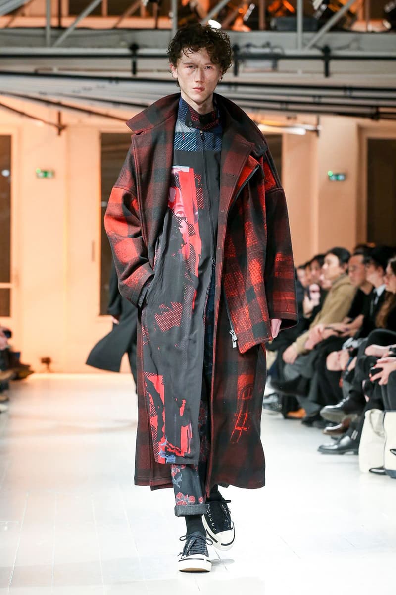 Yohji Yamamoto Fall/Winter 2020 Men's Runway collection paris fashion week pfw fw20 pour homme