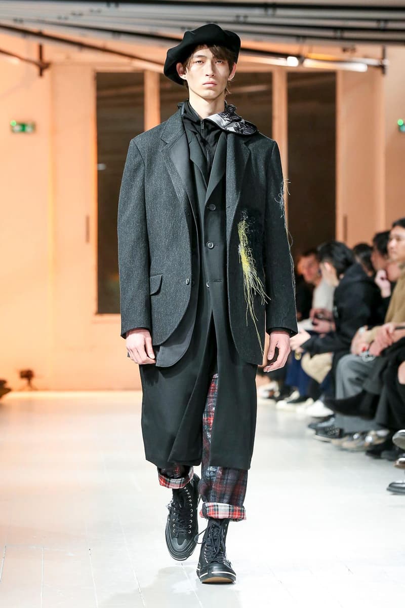 Yohji Yamamoto Fall/Winter 2020 Men's Runway collection paris fashion week pfw fw20 pour homme