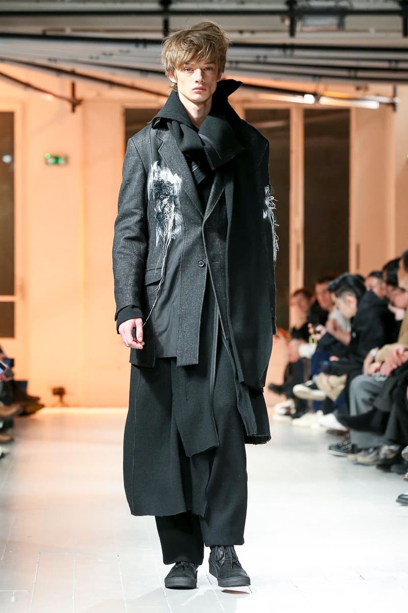 Yohji Yamamoto Fall/Winter 2020 Men's Runway collection paris fashion week pfw fw20 pour homme