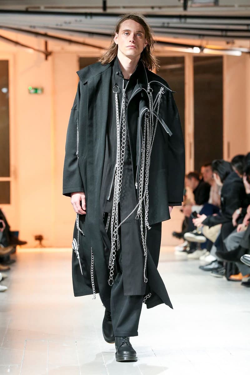 Yohji Yamamoto Fall/Winter 2020 Men's Runway collection paris fashion week pfw fw20 pour homme