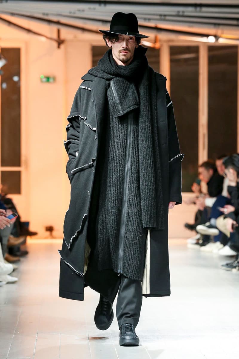 Yohji Yamamoto Fall/Winter 2020 Men's Runway collection paris fashion week pfw fw20 pour homme