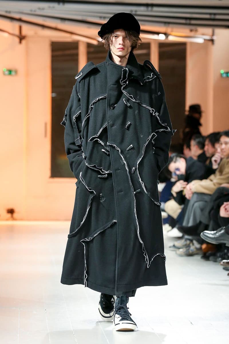 Yohji Yamamoto Fall/Winter 2020 Men's Runway collection paris fashion week pfw fw20 pour homme