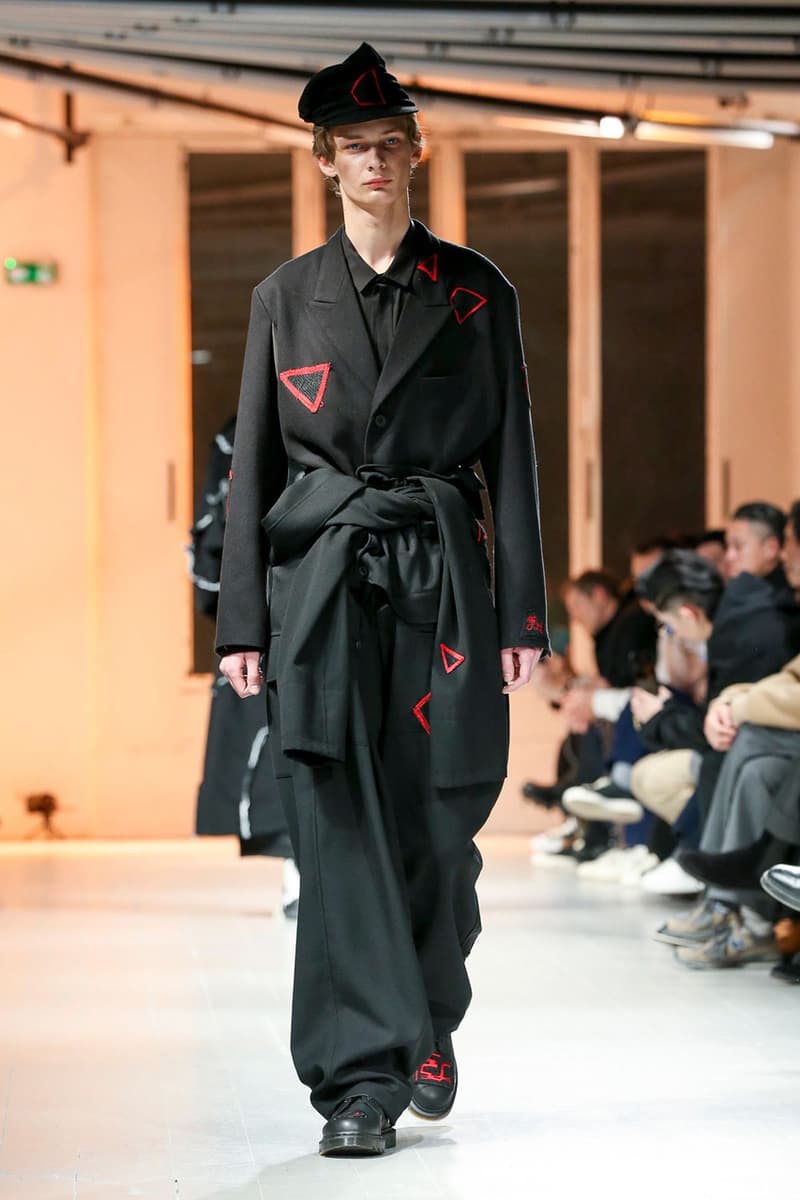 Yohji Yamamoto Fall/Winter 2020 Men's Runway collection paris fashion week pfw fw20 pour homme