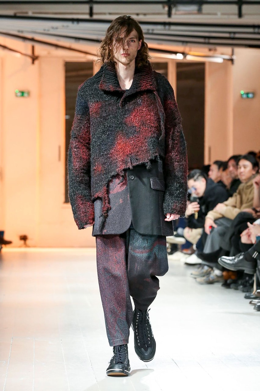 Yohji Yamamoto Fall/Winter 2020 Men's Runway collection paris fashion week pfw fw20 pour homme