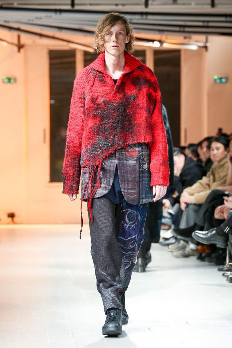 Yohji Yamamoto Fall/Winter 2020 Men's Runway collection paris fashion week pfw fw20 pour homme