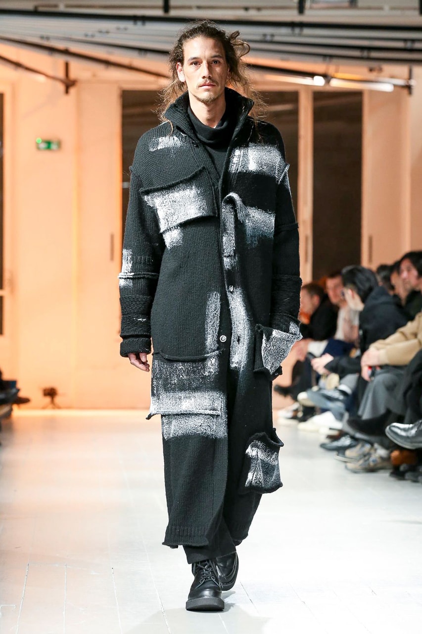 Yohji Yamamoto Fall/Winter 2020 Men's Runway collection paris fashion week pfw fw20 pour homme