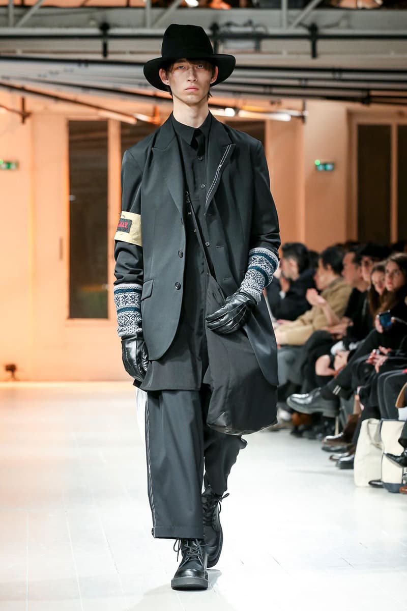 Yohji Yamamoto Fall/Winter 2020 Men's Runway collection paris fashion week pfw fw20 pour homme