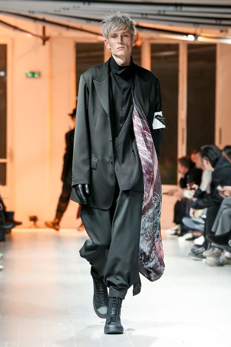 Yohji Yamamoto Fall/Winter 2020 Men's Runway collection paris fashion week pfw fw20 pour homme