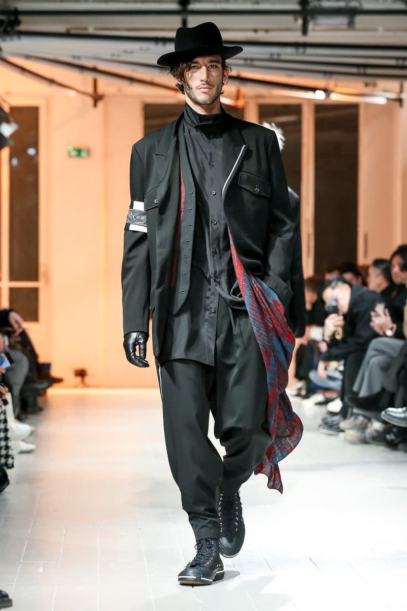 Yohji Yamamoto Fall/Winter 2020 Men's Runway collection paris fashion week pfw fw20 pour homme