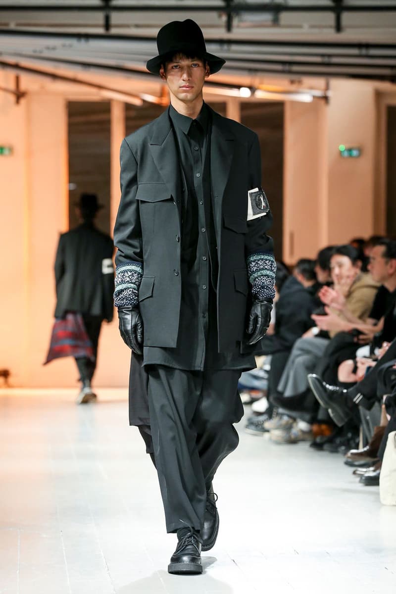 Yohji Yamamoto Fall/Winter 2020 Men's Runway collection paris fashion week pfw fw20 pour homme