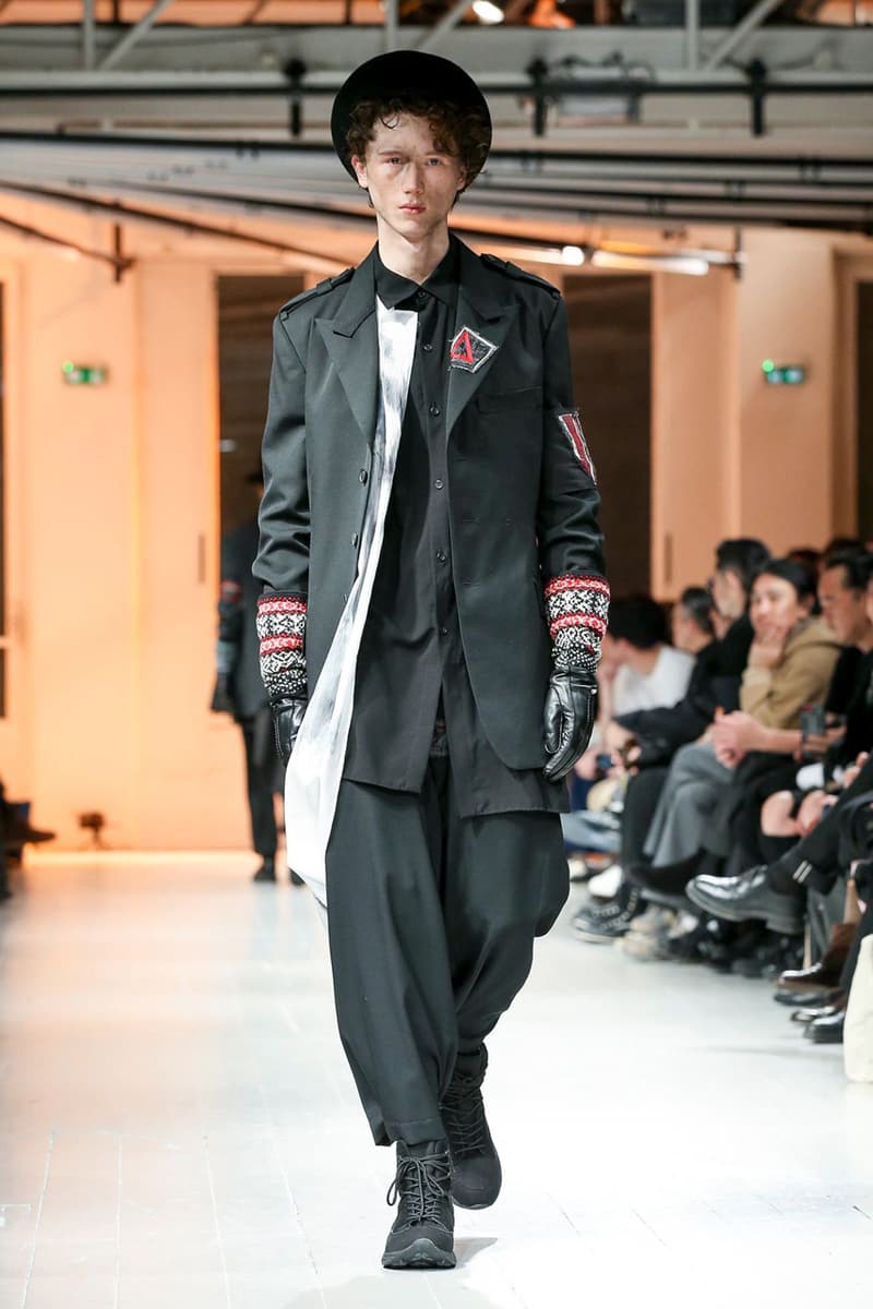 Yohji Yamamoto Fall/Winter 2020 Men's Runway collection paris fashion week pfw fw20 pour homme