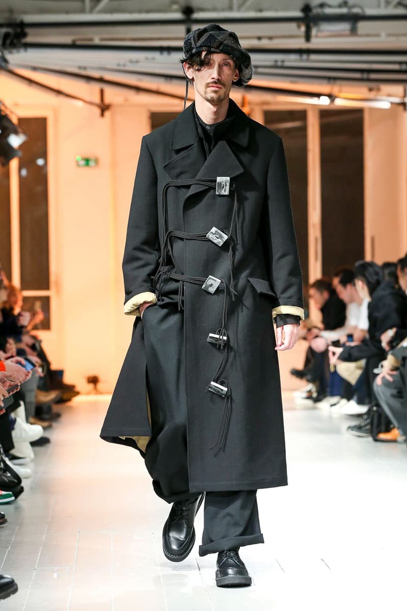 Yohji Yamamoto Fall/Winter 2020 Men's Runway collection paris fashion week pfw fw20 pour homme