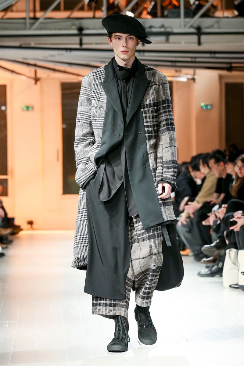 Yohji Yamamoto Fall/Winter 2020 Men's Runway collection paris fashion week pfw fw20 pour homme